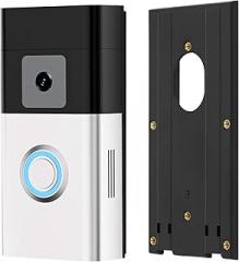 S7 Adhesive Video Doorbell Mount for Video Doorbell 3/3Plus/4/Battery Doorbell Plus/ Pro/Battery Doorbell, No Drilling Camera Mounting Holder Bracket Accessories for Apartments Office Houses