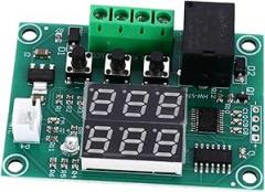 SAFIGLE 2pcs Digital Temperature Controller Module Two-Screen High-Precision Electronic Thermostat Control Board Dc 12v for Industrial Temperature Regulation