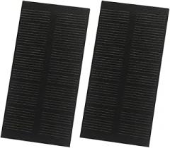 0 5W 5V Solar Panel Charging Board for 3 7V and 5V Batteries, Dual Pack Suitable for Solar Power Supply in Small Electronics and Battery Projects