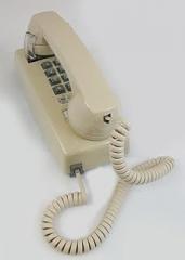 Cortelco ITT-2554-27F 255444-VBA27F Wall w/ Flash/Message- Ash