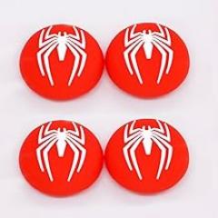 4 PCS Thumb Grips Stick Joystick Cap for PS5 PS4 PS2 Switch Pro for Xbox Series S Xbox One Xbox 360 Silicone Thumbstick Joystick Cover (Color 7)