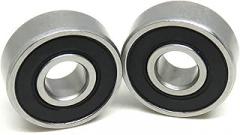 1Pcs S606RS Bearing S606 2RS 606-2RS 606 RS 6x17x6mm Stainless Steel Ball Bearing 6 * 17 * 6mm 440C Miniature Bearing(S625-2RS 5x16x5mm)