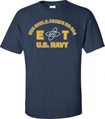 Generic USS Paul F. Foster DD-964 Rate ET Electronics Technician T-Shirt