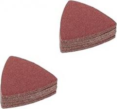 GLEAVI 40pcs Grit Sanding Pads for Electric Ergonomic Flocking Sandpaper for Crafts and Restoration Compact and Comfortable Design for Projects