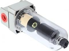 Compressor Water Moisture Trap Cleaner, Single PT1/4 Pneumatic Lubricator Automatic Drain for Laboratories for Electronic Machinery for Health Equipment