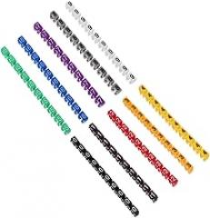 100pcs Cable Identification Tags Tube Plastic Wire Label Easy to Use Wire Marker for Electronics