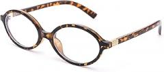 Blue Light Glasses for Women - Computer Glasses 99% Blue Light Blocking - Fashion Oval Frame Eyeglasses