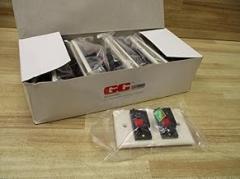 30-1500-BU, Connector Accessories Double Pair Standard Wall Plate White Bulk (10 Items)