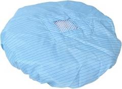 4pcs Breathable Static Workshop Hat Polyester Caps for Use Lightweight Mesh Design for Men and Women for Electronics and Food Industries Blue