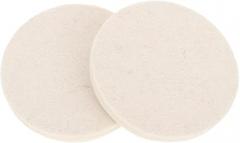 2pcs Wool Felt Polishing Pad Flocking Polisher Wheel for Efficient Grinding Buffing High Density Self-Adhesive Wool Buffing Pad for Molds Electronics