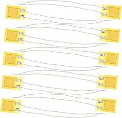 Cabilock 10pcs Strain Gauge for Pressure Sensor High Accuracy Electronic Load Gauge Plastic Material Versatile