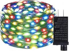 24V LED Christmas Lights Grrien Wire Leather Lights String 50M 100M Waterproof Outdoor Garden Party Wedding Garland Decor J New 2026 High for Reliable Electronic Component