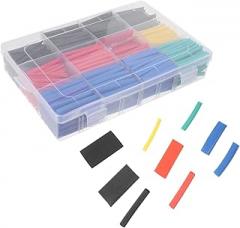 Unomor 1set Heat Shrink Tubing Insulated Electrical Shrink Wrap for Cable Pe Material Versatile for Electronics and Wiring Needs