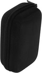 Uonlytech Compact Mini Electronic Accessory Pouch Durable Hard Organizer for Mini Printers Hard Drives Lightweight Black