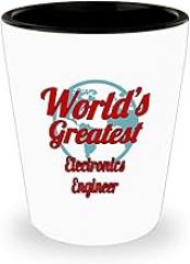 Amorfos Cute Electronics Engineer Gifts - Shotglass For Passionate/Enthusiastic Electronics Engineer - Funny/Cute Shot Glass For Electronics Engineer - Appreciation Gift