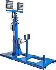 500W LED Light Tower - 6.7' to 20' - Telescoping Fold Over - (2) LED Lamps - 5-15 Cord Cap - 10 Degree Beam - 5000K