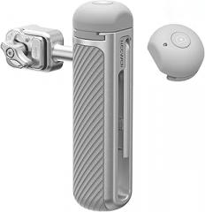 NEEWER Quick Release Side Handle with Detachable Bluetooth Shutter, Anti Off Cold Shoe, 360° Rotation, Compatible with iPhone 16 Pro 16 Pro Max S25 Ultra Phone Cage Accessories, Silver + Gray, PA045E