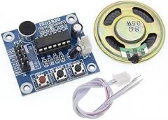 50pcs/lot ISD1820 Recording Module Voice Module The Voice Board teled Module Board with Microphones