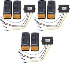 3Set 12V 24V 2.4G 50M Universal Car Remote Control Controller with Handset Remote Range