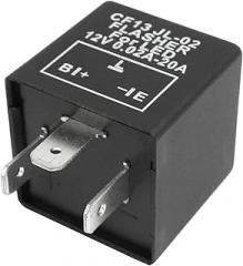 3-Pin CF13 Flasher Relay, 12V DC Turn Signals Flasher Relay, Fits LED Electronic Flasher Relay, for Aotomotive Motors Turn Signal & Hazard Warning Y1212395