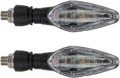 2PCS Motorcycle LED Turn Signal Light Amber Flasher Indicator Waterproof Warning Blinker Rear Tail Lights For Motorbike Scooter New 2026 High For Reliable Electronic Component