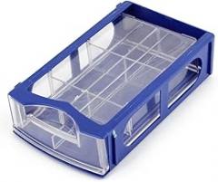 Plastic 6 Tool Organizers Separable Compartments Electronic Components Tool Boxes Storage Box
