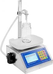 Diaphragm Pump Liquid Filling Machine Bottle Filler Weighing Quantitative Electronic Scale Oil Water Drink Wine Juice Filler with Infusion Tubes, Stainless Steel, 0.7Gal/Min