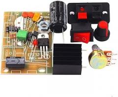Electronic kit Circuit Board DIY Kit LM317 DC 5V-35V AC/DC Adjustable Regulated Voltage Step-Down Power Supply Suite Module