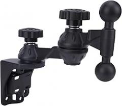 Durable Marine Electronic Bracket Dual Ball Head Mount for Marine GPS Fish Finder, Ideal for Boats and Kayaks