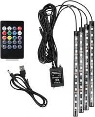 Compatible with Multiple Devices Car RGB Ambient Lights LED Strip Interior Atmosphere Lamps 8 Colors Decorative Off Road 4x4 SUV Automobile Accessories New 2026 High for Reliable Electronic Component