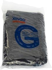 XINGO Black Cable Zip Ties 4 inch, 1000 PCS Industrial Nylon Zip Ties, Premium Self-Locking Nylon Zip Ties for Electronics Organizer,Home Office Garage Multiple Use