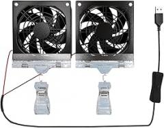 8cm USB Powered Aquarium Cooling Fan with Adjustable Clip Switches Control and Mesh for Fish Tanks Electronics USB Fan with Switches