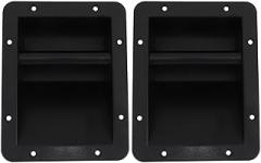 jojofuny 2pcs Recessed Speaker Handles Loudspeaker Pull Handle Audio Speaker for Cabinets Professional Accessories