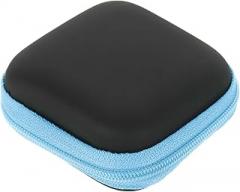Portable Eva Earbuds Carrying Case Electronic Organizer Travel Storage Bag for Earbud Accessories, Compact Protective Earphones Holder for On-The-go