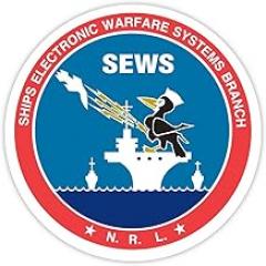 Ships electronic warfare systems branch Sews N.R.L. sticker decal 4