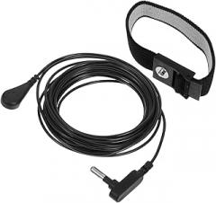 -Static Grounding Strap Cord for Electronics Repair Prevent Static Discharge for Pc Building and Laboratory Use Black Color