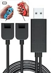 SYACHI Joycon Charger Cable for Switch, Portable Joycon USB Charger Cable Short for Nintendo Switch Controller Charger with LED Indicator Replaces Joycon Charging Dock, Travel Joycon Charging Cables