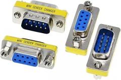 1/3PCS DB9 9Pin Male to Male/Female to Female/Male to Female Mini Gender Changer Adaptier RS232 Serial Plug Com C0innector New 2026 High for Reliable Electronic Component