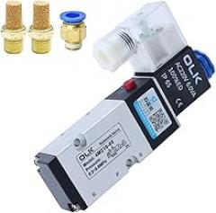 4M210-08 5 way 2 Position Inner Guard Plate Connection Solenoid Air Valve G1/4