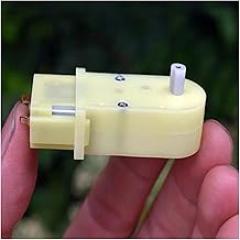 DC 5V-6V Miniature Worm Gear Electronic Starter Slow Speed 60-70RPM Gearbox Mute D Shaft