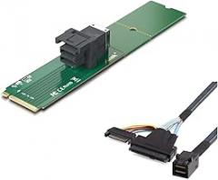 10Gtek M.2/8643 Adapter + 8643/U.2-0.5m