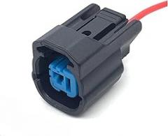 1 Pin Auto Sensor Horn Plug Waterproof Electronic Connector With Cable 6189-0591(Size:1 Pc)