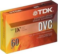 TDK Video DVC Mini Digital 60 minute 2/PK W Hangtab