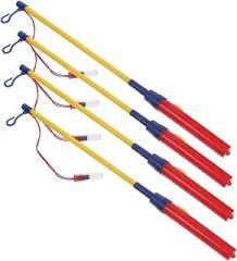 jojofuny 4PCS 39CM Festival Lantern Stick with Hook Electronic Lantern Rod LED Sticks for Christmas Halloween Decorations Energy Saver Design