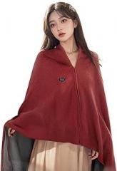 Aboiled USB Heated Blanket - Wearable Shawl with 3 Heating Levels Home, Office, Outdoor Use - Cozy Winter Comfort Friends Family(04)