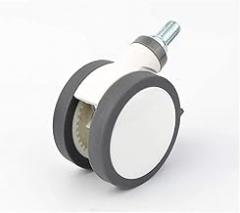 Superior Offwhite 3 inch Medical castors Wheels with Brake M12x25 Screw Mute Portable for Hospital trolleys Electronic Equipment Mobile Components