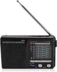 ASHATA Portable Full Band Mini Emergency Radio FM MW SW Weather Alert Radio, Compact Elderly Radio with Antenna Built in Bluetooth Chip, ASHATAm2hks9qnzw