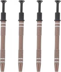 Cabilock 4pcs 4-Prongs Jeweler's Pick up Holders Piercing Ball Grabber for Small Parts Pearl IC Chip Electronic Components Nails Clamping