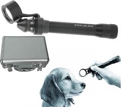 Slit Lamp Microscope, Handheld Optical Slit Lamp Microscope, 5X Magnification, Slit Adjustable, Ophthalmic Equipment for Pet Hospitals, Ophthalmologic, Lab, Schools