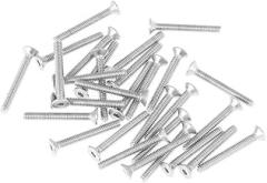 230pcs M2 304 Stainless Steel Flat Head Bolt Screws Nuts Assortment Kit Fixing Fasteners Energy Electronics Convenient Storage